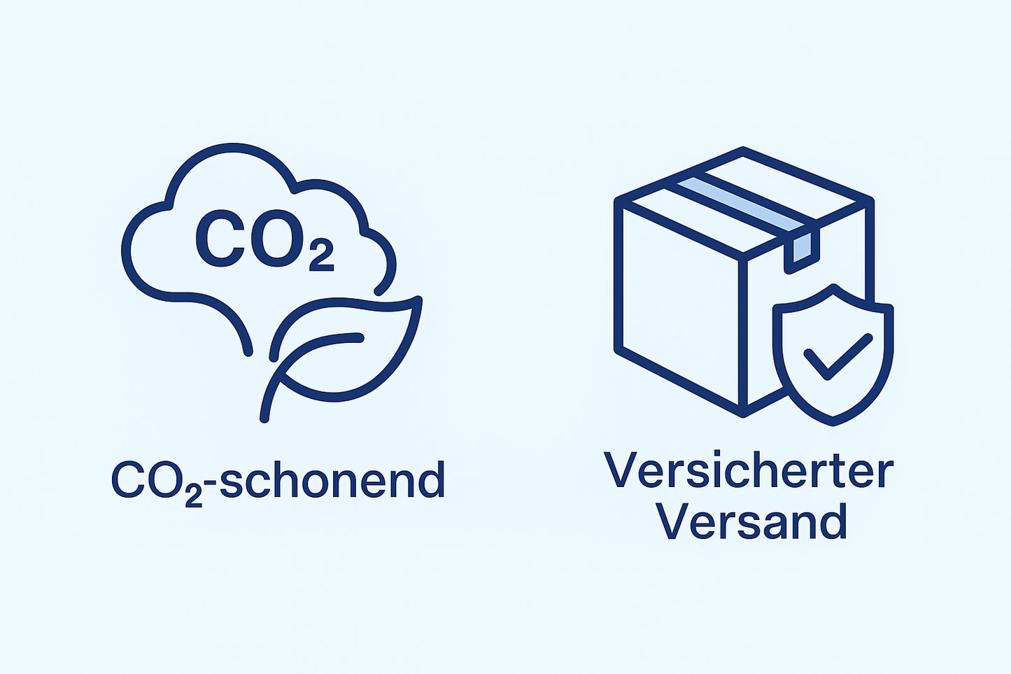 Klimafreundlich + versicherter Versand