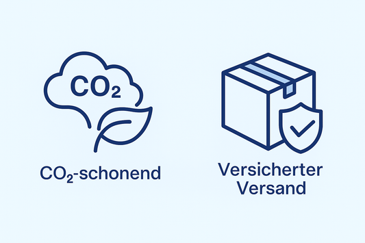 Klimafreundlich + versicherter Versand